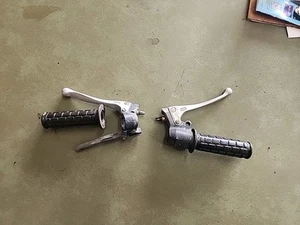 1980 PUCH MOPED MAXI ETC THROTTLE + CLUTCH CONTROLS SOLID BRAKE LEVERS NICE L$$K - Picture 1 of 18