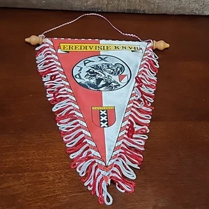 Vintage AJAX Stoffwimpel. Fußball Soccer Amsterdam  - Bild 1 von 4
