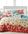 Creative Home Ideas Reversible 5-Pc. Zebra Pillow + Floral Comforter Set - KING