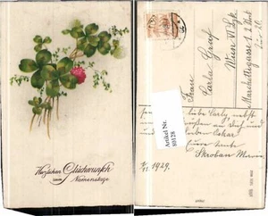 80128,HWB 1852 Namenstag Kleeblatt Blumen - Picture 1 of 1