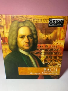 Collectible Classic Composers Bach Baroque Masterpieces CD With Biography - Picture 1 of 3