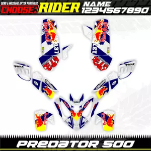 polaris predator 500 graphics decals stickers full kit atv wrap quad predator500 - Picture 1 of 3