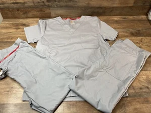 Lote de (2) Pantalones Dickies Mujer Scrubs y 1 Camisa Talla XS - Pantalones 26-32W/27L (NUEVOS) - Imagen 1 de 5