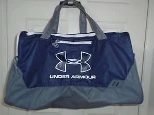 Under armour Travel Bag Blue-Gray Color Size Large 22"x11"x11" - Picture 1 of 12