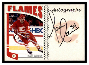 2004-05 ITG Franchises Canadian Autographs #JMC Jamie Macoun Auto (ref 74959)