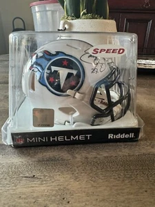 EDDIE GEORGE, FRANK WYCHECK, OTHERS signed Mini Helmet TITANS - Picture 1 of 6