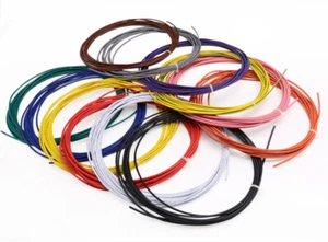 0.15mm²~6mm² PTFE Silver Plated Copper Cable PTFE Wire All Sizes &Colours Cable - Picture 1 of 8