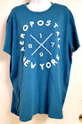 Vintage Aeropostale Men Blue Shirt 2XL