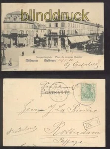 MÜLHAUSEN sw-AK Neuquartierplatz 1905 (d7055) - Bild 1 von 1