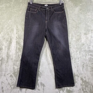 Relativity Denim Jeans Pants Women's 34x30 Straight Mid Rise Bootcut Dark Wash - Picture 1 of 11