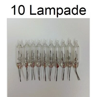 10 lampadine bianche da 2,5V di ricambio luci pisello da 100 luci - Immagine 1 di 4