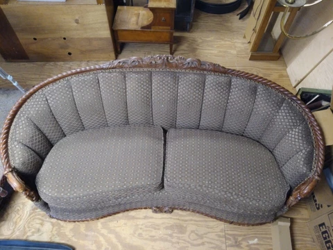 19th Century Conversation Couch Cover