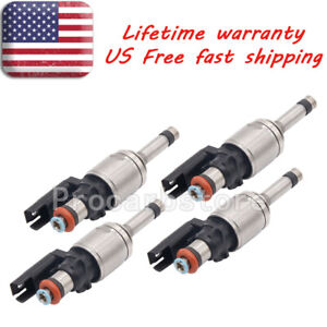 4x Fuel Injector 31303495 For 2014-2015 Volvo S60 S80 V60 V70 XC60 2.0L 31336653