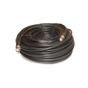 100ft BNC Twist On Male to Male RG58 A/U Coax Cable 50 Ohm - Black - Picture 1 of 1