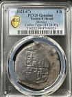 8 Reales Cob Mexico, F Details PCGS Certified, Calico Type 319