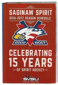 2016-17 Saginaw Spirit OHL Hockey Spielplan!!! Pepsi - Bild 1 von 1