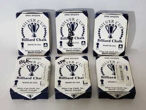 COPA DE PLATA TIZA BILLAR - TIZA SEÑAL DE PISCINA (12 piezas) - Imagen 1 de 9