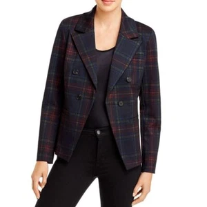 Blazer Chaqueta Abrigo Bagatelle Cuadros Para Mujer Talla XS Oficina Trabajo Trabajo Borgoña - Imagen 1 de 8