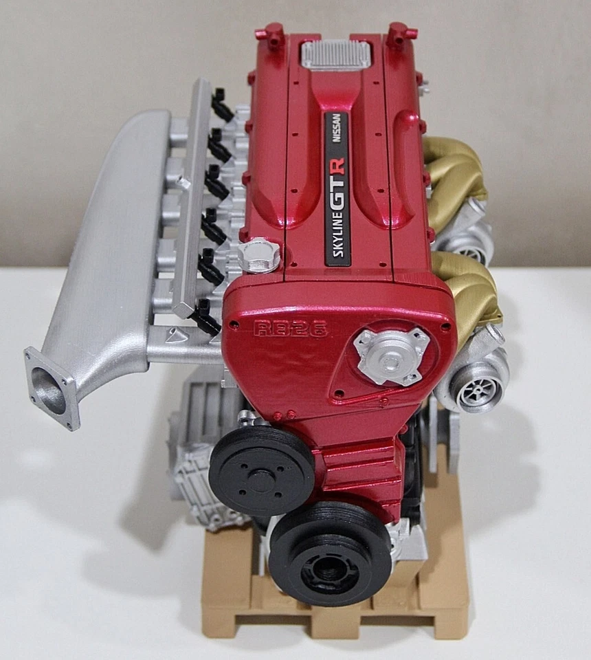 Nissan RB26 DETT Engine Model BNR34 Modello Scala 1/4 Nissan Skyline GT-R Motore - Immagine 1 di 4