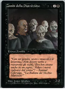 Scathe Zombies |MtG Magic Revised Ed FBB (Foreign Black Border) |Italian ITA |NM - Picture 1 of 2