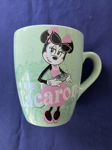Disney Parks Epcot France Minnie Mouse Sweet Macarons Coffee Mug NWT - Picture 1 of 3