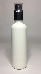 250 ml weiße Boston Flaschen mit Silberbehandlung Pumpe - dickwandig *BELIEBIGE MENGE* - Bild 1 von 3