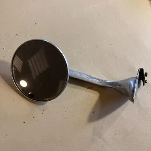 Vintage Circle Side Mirror 60's-70's GM (Oldsmobile Cutlass?) Silver - Picture 1 of 9