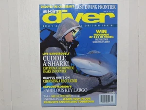 Skin Diver Magazine May 1997 Vintage Issue “Cuddle A Shark” D1 - Picture 1 of 1