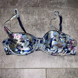 Vintage Victoria's Secret Second Skin Satin Bra 38B 1998 Style 2032 Shiny 90s - Picture 1 of 4