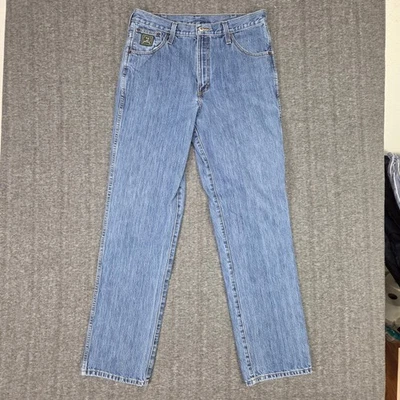 Vaqueros occidentales Cinch Green Label para hombre 34x36 lavado claro pierna recta Foto 1 de 4