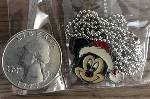 Mickey Mouse Jewelry Necklace Santa Mickey - Picture 1 of 1