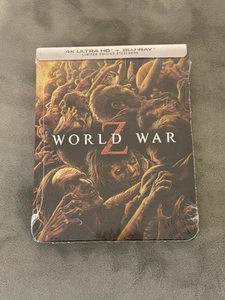 World War Z: 4KUHD/BLU-RAY 3-DISCS BRAND NEW (WALMART EXCLUSIVE) SHIPS NEXT DAY - Picture 1 of 3