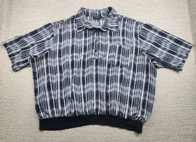 Fulton Street 衬衫 Works 衬衫男式 3XL 格子短袖套衫复古阅读 — 第 1/4 张图片