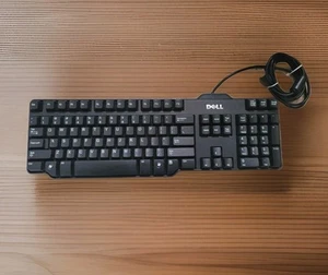 Dell L100 Keyboard 104 Key USB Wired Keyboard Standard Typing Skills - Picture 1 of 3