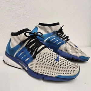 Nike Air Presto Ultra Flyknit Talla Mediana UK 8.5 Azul Atlántico Blanco Negro Entrenadores - Imagen 1 de 22