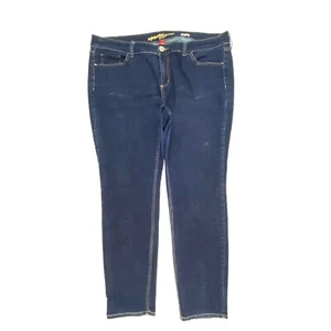 Arizona Super Skinny Girls size 18 Plus Dark Wash Blue Denim jeans - Picture 1 of 3