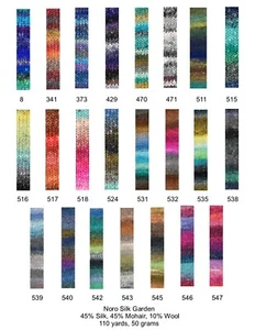 Filato da giardino Noro Silk: 21 colori disponibili - Foto 1 di 23