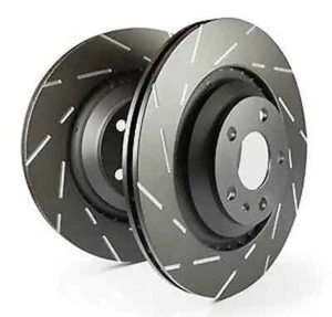 EBC USR Slotted Front Rotors for 10-14 Hyundai Genesis Coupe Turbo 2.0L - Picture 1 of 1