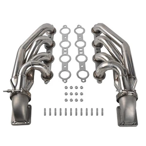 Colector de escape turbo + adaptador de codo T3 T4 a V banda 3.0" para LS1 LS3 LS6 LSX V8 - Imagen 1 de 11