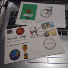 1966 World Cup FDC   DOUBLE POSTMARK WEMBLEY, MIDDLESEX 1 JUN 1966 + GPO AUG  18