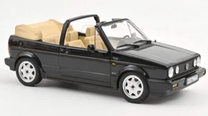 VW GOLF CABRIOLET BLACK 1:18 188568 NOREV - Foto 1 di 1
