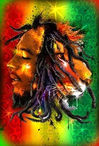 Bob Marley Art Print on Canvas gallery edition Home Decor wall Quality - Picture 1 of 1