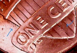 2023-P Lincoln Shield Cent Error Die Feeder Finger Die Crack Reverse - Picture 1 of 5
