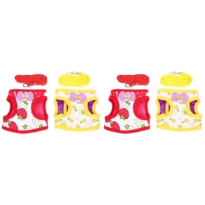 2 Pieces Kaninchengurt -Traktionsseil Hasengeschirr Bunny Vest -Geschirr - Bild 1 von 12