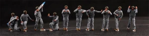 for US M1 Tank Fleet tank not included 10 soldiers ONLY blue 1:72 Figures - Picture 1 of 6