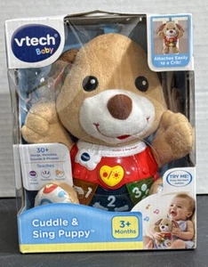 Vtech Baby Unisex Cuddle and Sing Puppy 30+ Songs Melodies Sounds Phrases - NEW! - Picture 1 of 2