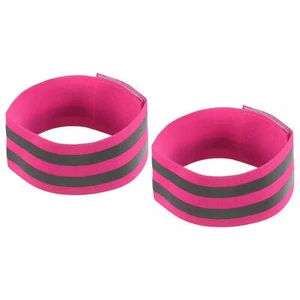 Reflectante Bandas para Brazo Muñeca Tobillo Pierna 14x2" para Correr Rosa 2pzs - Imagen 1 de 5