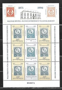 Ungheria - 1996 mini foglio MNH, coppia copertina e francobolli MNH - Foto 1 di 2