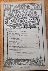 UK Magazine – LONGMAN’S MAGAZINE March 1901 – M. E. Francis - Picture 1 of 4