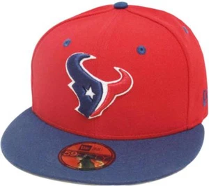 New Era Houston Texans Rojo 2 Colores Cap Team Back 59Fifty Fitted Limitada - Imagen 1 de 1